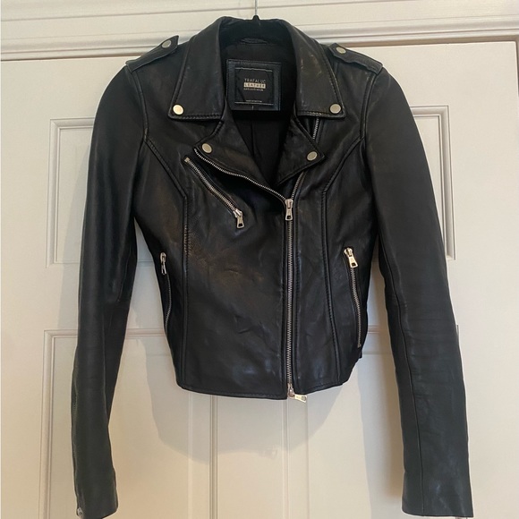 Zara leather jacket - Picture 2 of 8
